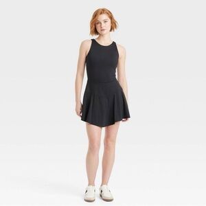 NWOT JoyLab - Women's Scallop Detail Black ActiveDress